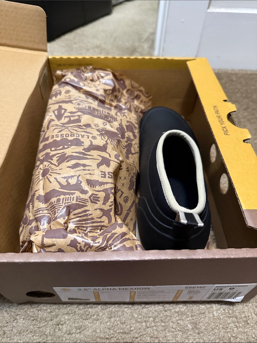 Ladies LACROSSE ALPHA MEADOW Rain ankle boots